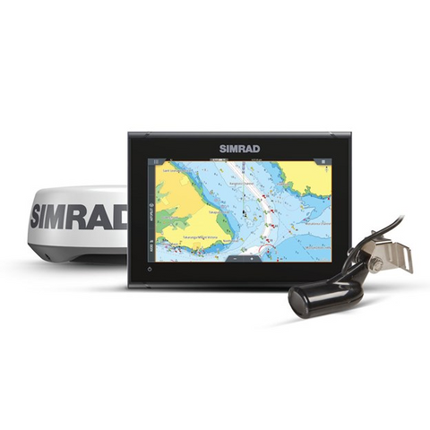 Simrad GO9 XSE with HDI Transducer, HALO20 Radar and C-MAP DISCOVER Chart
